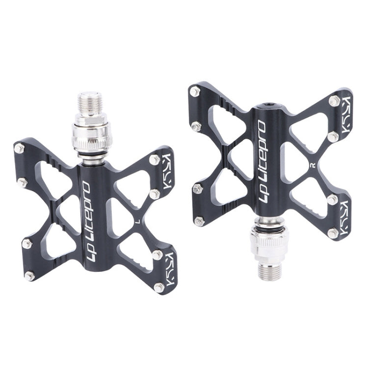 Skanto | LP LitePro K5 Sammenleggbar Sykkel Aluminiumlegering Lager Pedaler (Svart)