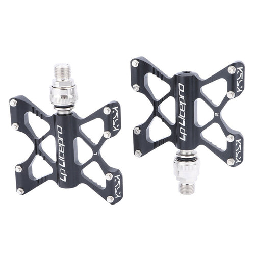 Skanto | LP LitePro K5 Sammenleggbar Sykkel Aluminiumlegering Lager Pedaler (Svart)