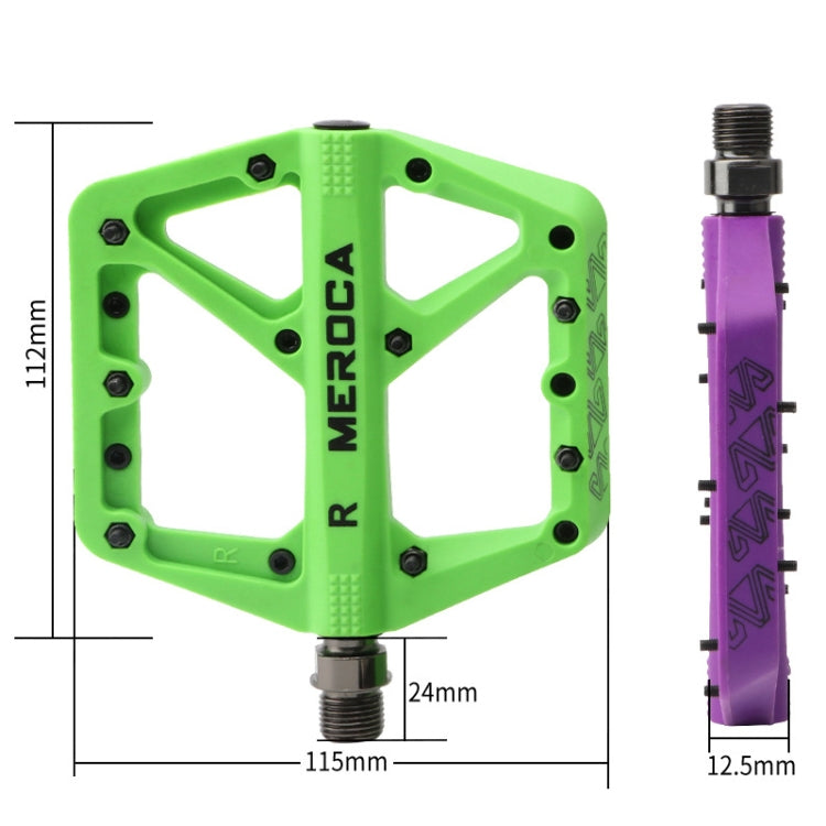 Skanto | MEROCA Terrengsykkel Nylon Pedal (Lilla)