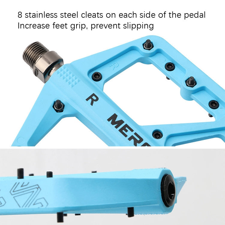 Skanto | MEROCA Terrengsykkel Nylon Pedal (Lilla)