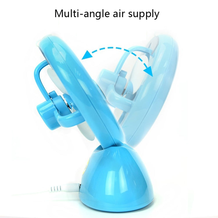 Mini USB Oppladbar Spray Vifte Student Hybel Kontor Skrivebord Stille Vifte (Glanset Hvit) | Skanto