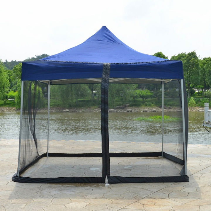 Skanto | HY-0205 300 x 230 cm Utendørs Solparaply Antimygg Nettdeksel, Dimensjoner: Faltelt (Svart)