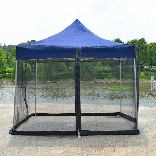 Skanto | HY-0205 300 x 230 cm Utendørs Solparaply Antimygg Nettdeksel, Dimensjoner: Faltelt (Svart)