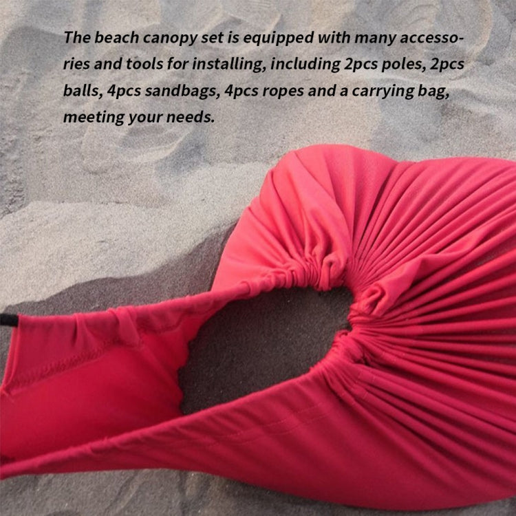 Skanto | Utendørs Strand Lycra Telt Solseil Camping Telt, Størrelse: 210x160x150cm(Blå)