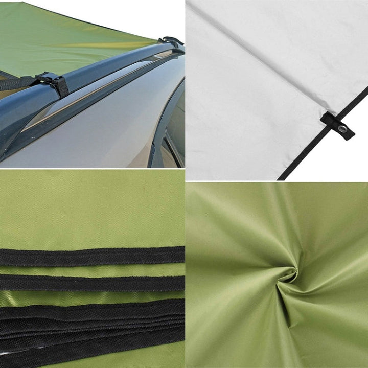 Skanto | Utendørs piknik camping telt ved bilen vanntett solskjerm 200x440cm (mørkegrå)