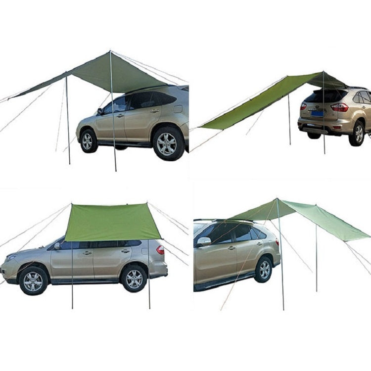 Skanto | Utendørs piknik camping telt ved bilen vanntett solskjerm 200x440cm (mørkegrå)