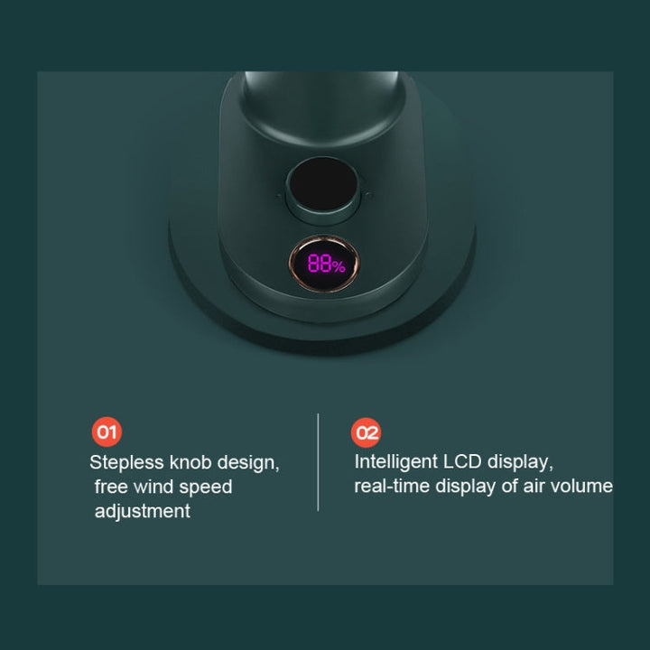 Smart Remote Control Usb Charging Shaking Head Desktop Fan Stroller Clip Fan(Black) | Skanto