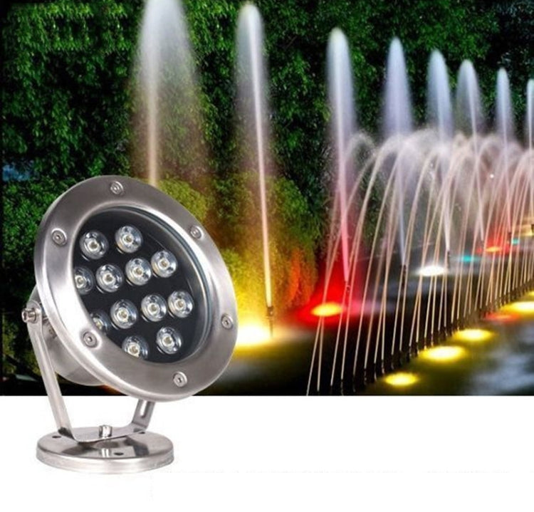 Skanto | LED Undervannslampe Basseng Fiskedam Springvann Vanntett Landskapslys 24W (Varm Hvit)