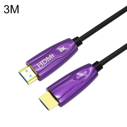 Skanto | HDMI 2.1 8K 60HZ HD Aktiv Optisk Kabel Dataskjerm Konverteringskabel, Kabellengde: 3m