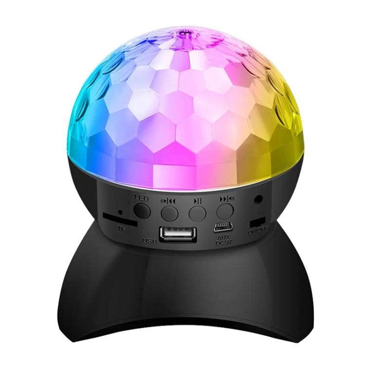 Skanto | Hjem LED Magisk Ball Lamper Bounce Ambient Lamper Rom Lyd Lamper Kuler, Farge: Ladingsmodul Svart (RGB Farget 5W)