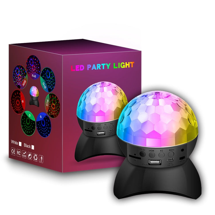 Skanto | Hjem LED Magisk Ball Lamper Bounce Ambient Lamper Rom Lyd Lamper Kuler, Farge: Ladingsmodul Svart (RGB Farget 5W)