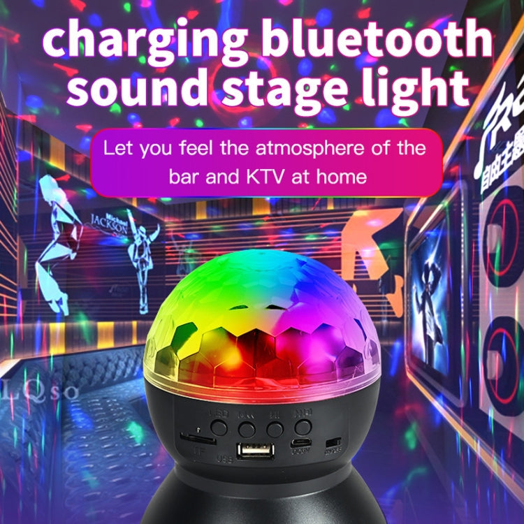 Skanto | Hjem LED Magisk Ball Lamper Bounce Ambient Lamper Rom Lyd Lamper Kuler, Farge: Ladingsmodul Svart (RGB Farget 5W)