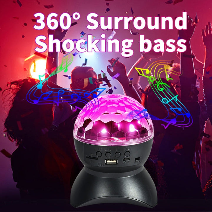 Skanto | Hjem LED Magisk Ball Lamper Bounce Ambient Lamper Rom Lyd Lamper Kuler, Farge: Ladingsmodul Svart (RGB Farget 5W)
