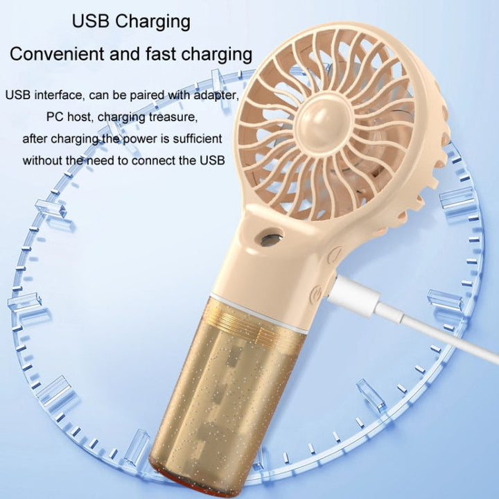 USB Oppladbar Håndholdt Sprayvifte Bærbar Hydrerings Elektrisk Vifte (Grå) | Skanto