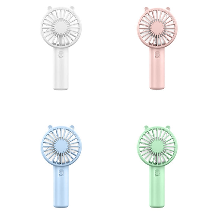 Mini USB Håndholdt Vifte Oppladbar Bærbar Skrivebord Telefonholder (Rosa) | Skanto