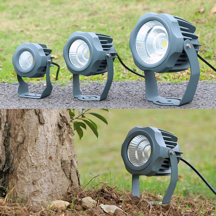 Skanto | COB LED Ute Flomlys – Vanntett Justerbart Spotlight for Hager, Reklametavler & Utendørs Belysning (7 Farger, 20W)