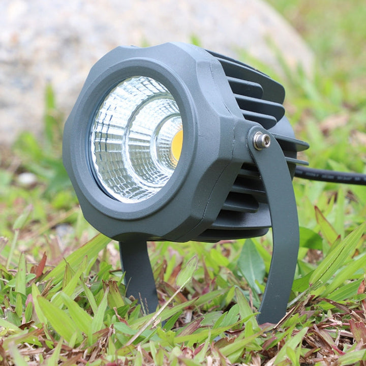 Skanto | COB LED Ute Flomlys – Vanntett Justerbart Spotlight for Hager, Reklametavler & Utendørs Belysning (7 Farger, 20W)