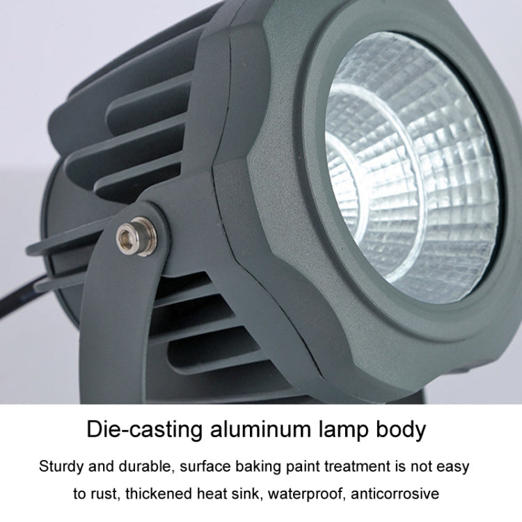 Skanto | COB LED Ute Flomlys – Vanntett Justerbart Spotlight for Hager, Reklametavler & Utendørs Belysning (7 Farger, 20W)