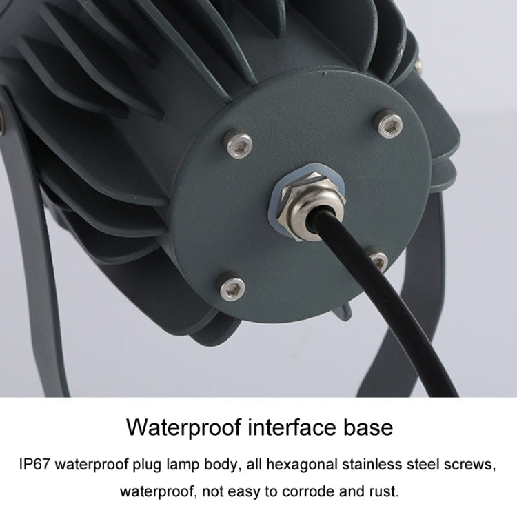 Norvo | LED Flomlys COB Utendørs Vanntett Spotlights Plakatlampe Hage Lampe, Farge: 20W 4 Fargealternativer 1