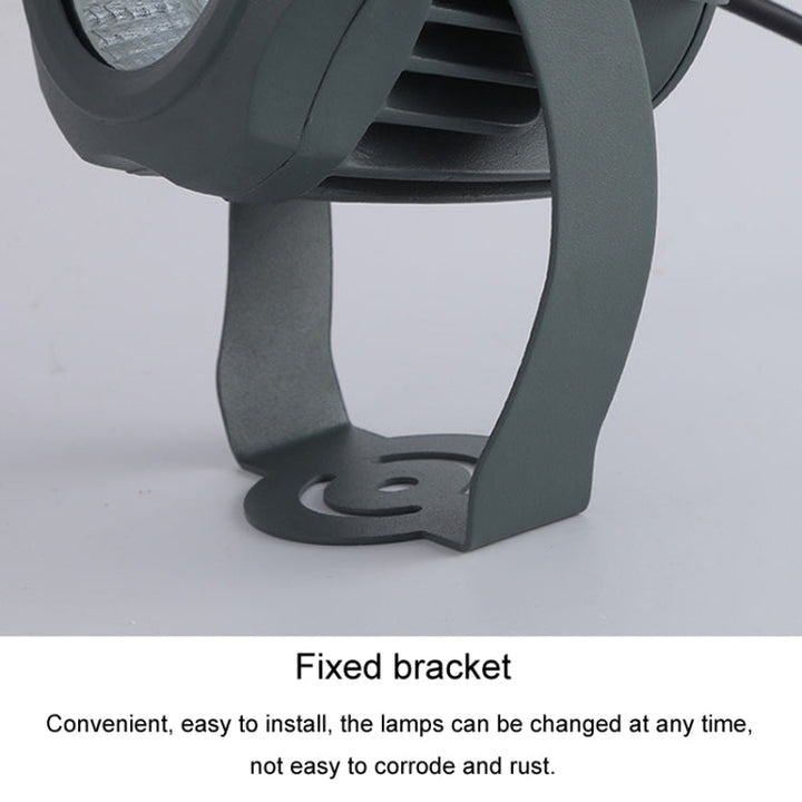 Skanto | COB LED Ute Flomlys – Vanntett Justerbart Spotlight for Hager, Reklametavler & Utendørs Belysning (7 Farger, 20W)