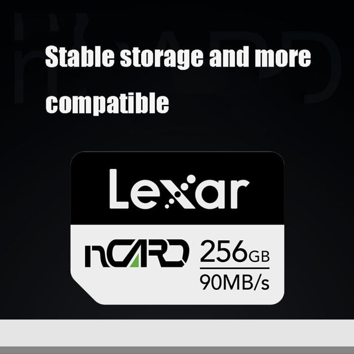 Skanto | Lexar nCARD 256GB minnekort mobiltelefonutvidelse NM-kort