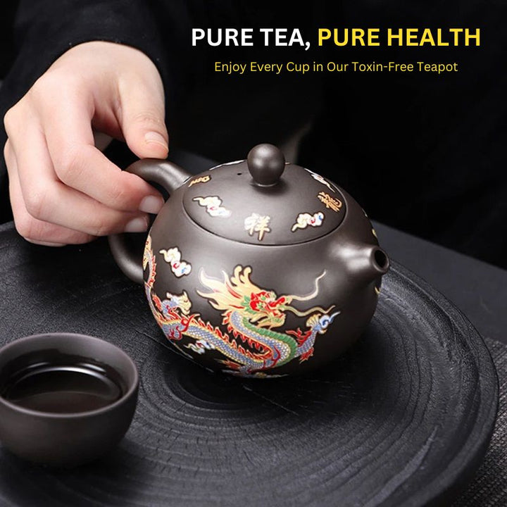 Skanto | Mystisk fargeforandrende drage- og feng shui-teapot