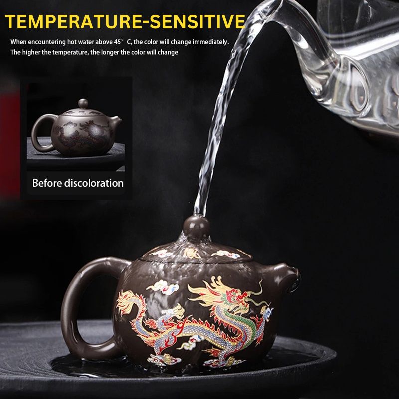 Skanto | Mystisk fargeforandrende drage- og feng shui-teapot