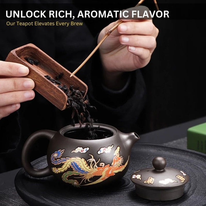 Skanto | Mystisk fargeforandrende drage- og feng shui-teapot