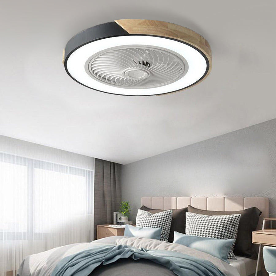 Skanto | Integrert LED Taklampe og Vifte Uten Blader med Fjernkontroll