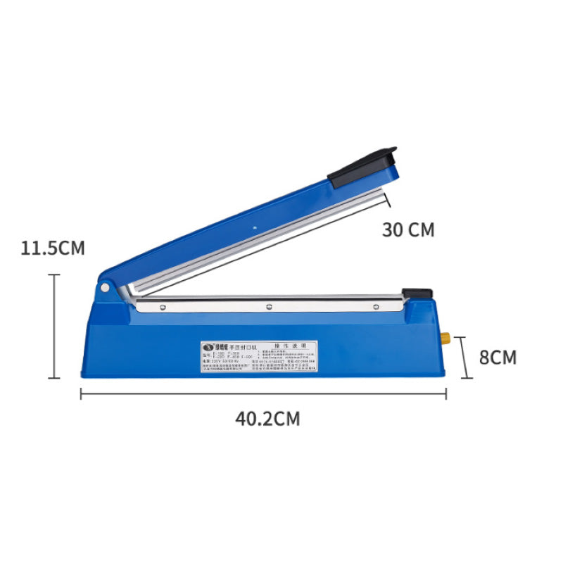 Skanto | Impulse Heat Sealer Forseglings Saa Maskin Elektrisk Plast Poly Bag