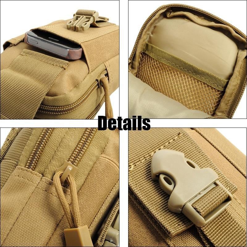 Multi-Purpose Molle Taktisk Livremveske | Skanto