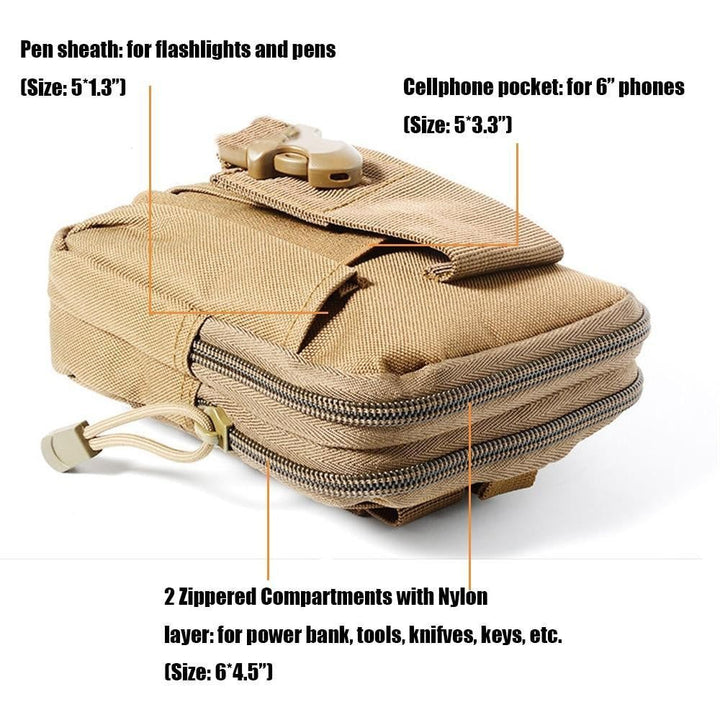 Multi-Purpose Molle Taktisk Livremveske | Skanto