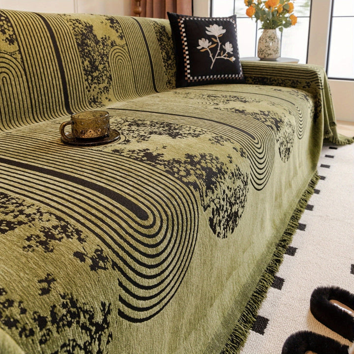 Skanto | Mosaic Lines Pattern Sofa Cover