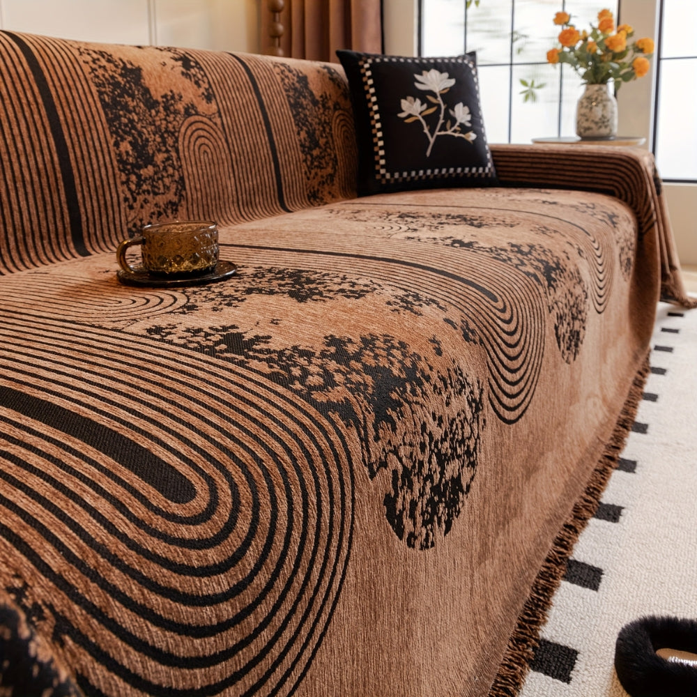 Skanto | Mosaic Lines Pattern Sofa Cover