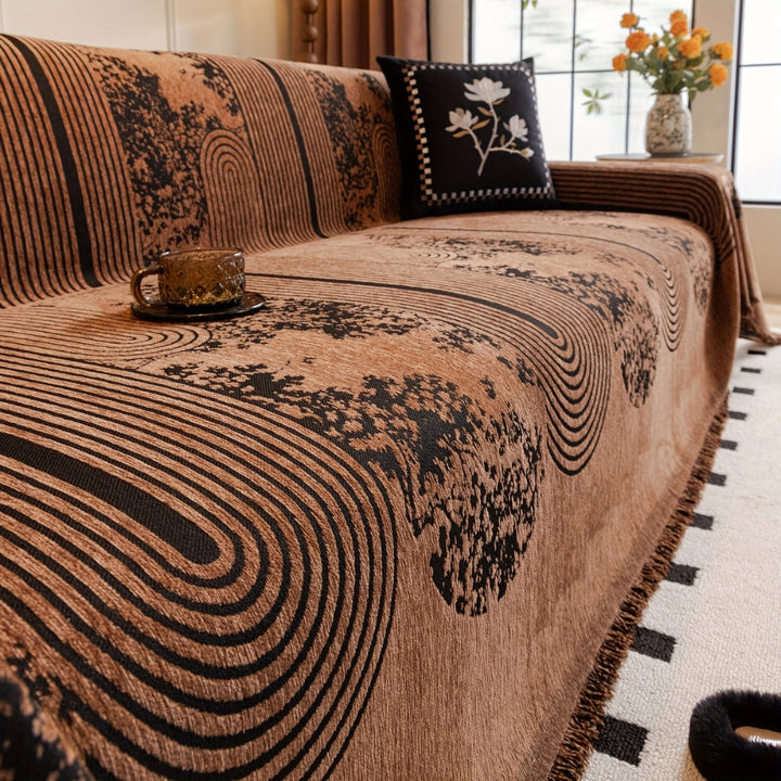 Skanto | Mosaic Lines Pattern Sofa Cover