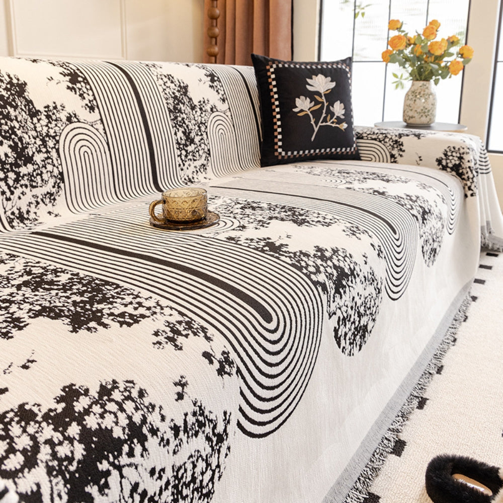 Skanto | Mosaic Lines Pattern Sofa Cover