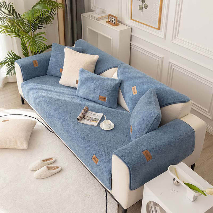 Skanto | Sofa trekk fleece vanntett halkefri vaskbar