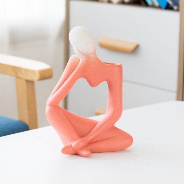 Thinking Man Art Vaser Skanto
