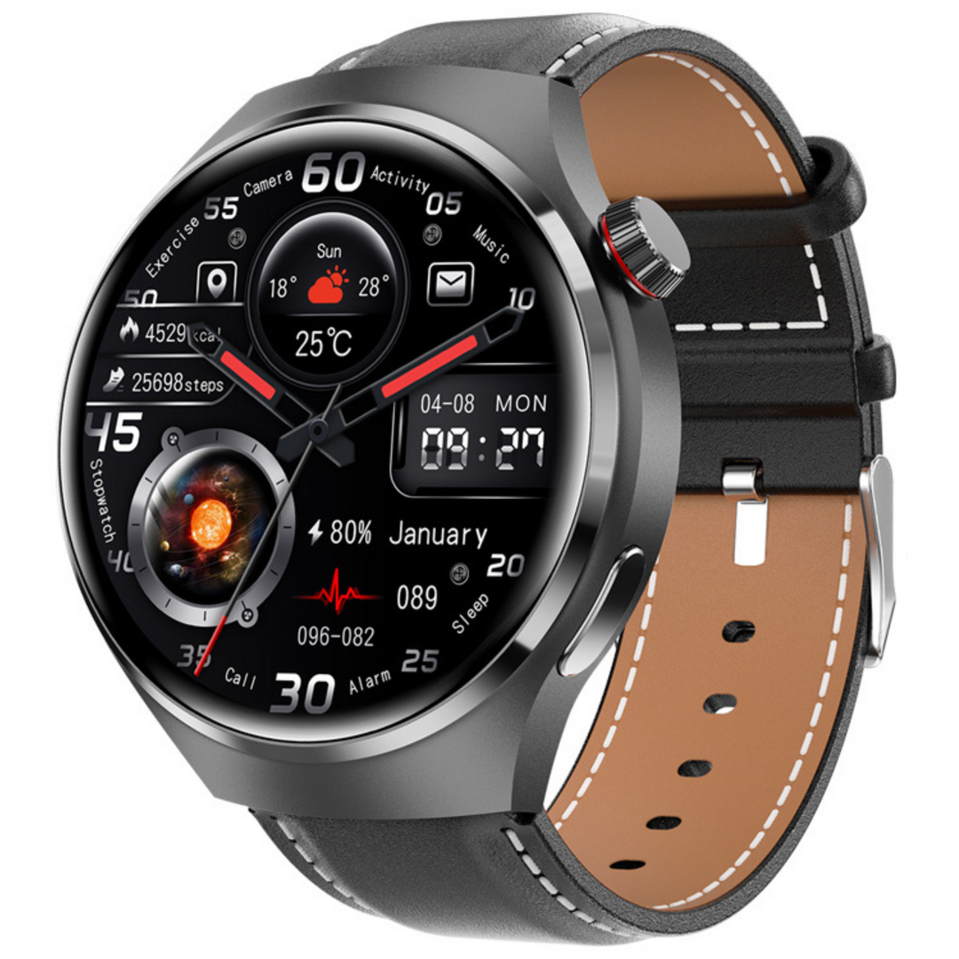 Skanto |  Smartklokke: Ideell for Sport, Forretning & Livsstil Ekg, Amoled Hd, Bluetooth, Hjertefrekvens Begrenset Utgave