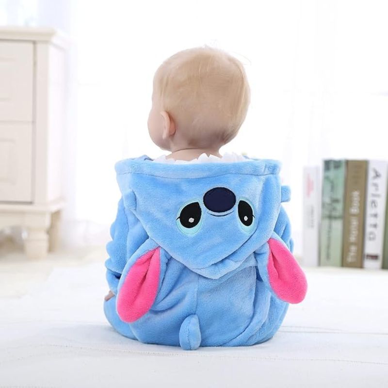 Skanto | Toddler Animal Jumpsuit | Myk Bomull & Hypoallergenisk Fleece Baby Sparkedrakt