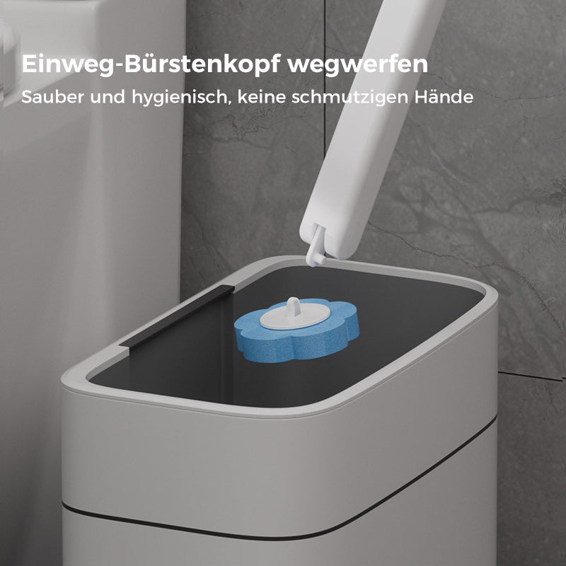 HygiBrush engangs toalettbørste med utskiftbare svamp hoder | Skanto