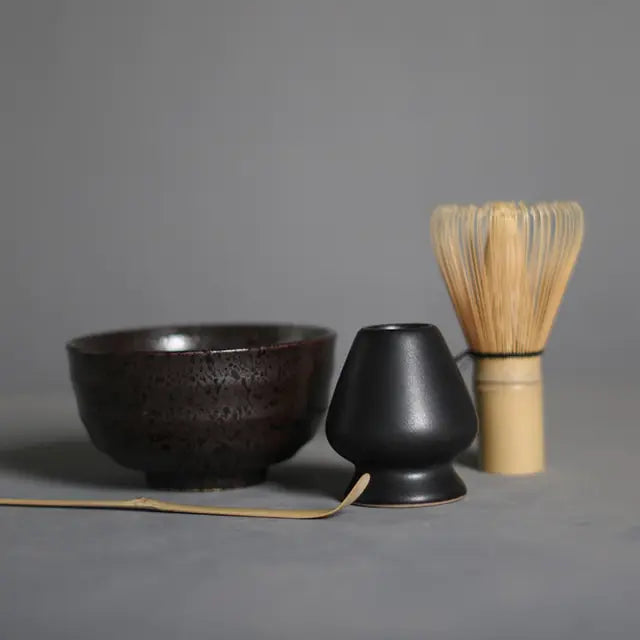 Skanto | Zenmatcha Te seremoni sett – Komplett matcha gave sett med bambusvisp og skål