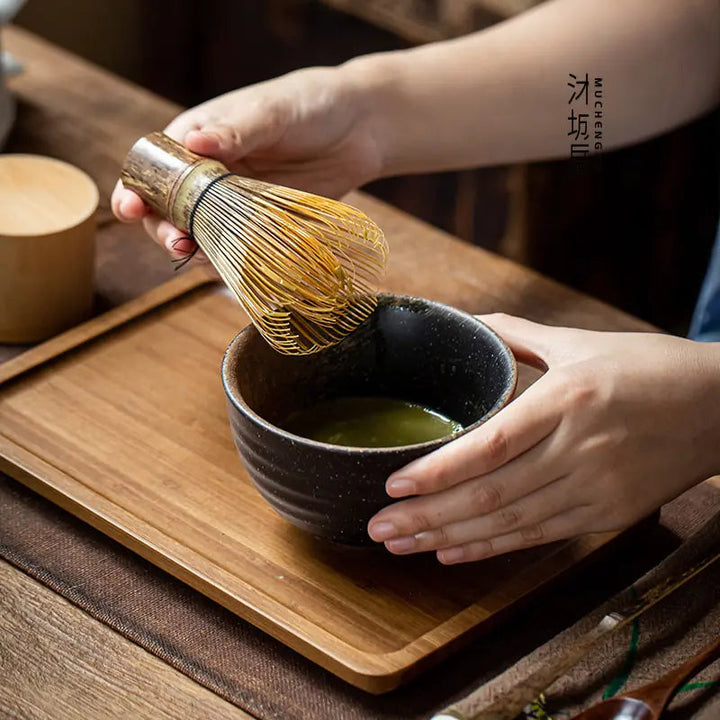 Skanto | Zenmatcha Te seremoni sett – Komplett matcha gave sett med bambusvisp og skål