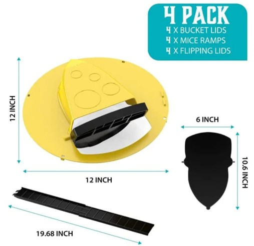 Skanto | 4-Pack Bucket Lokkemusfelle