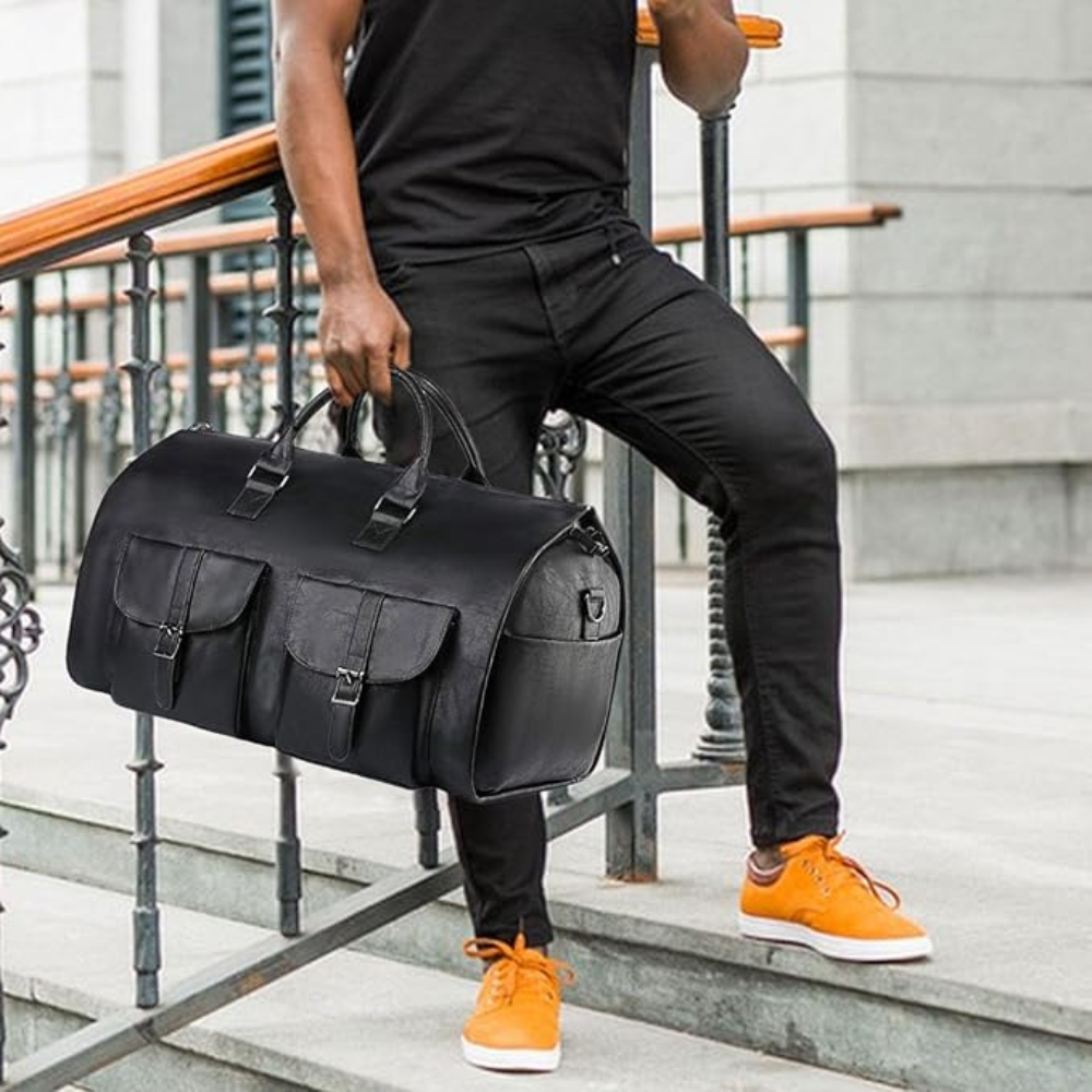 Skanto | Reise Duffel Bag Lær Håndbagasje