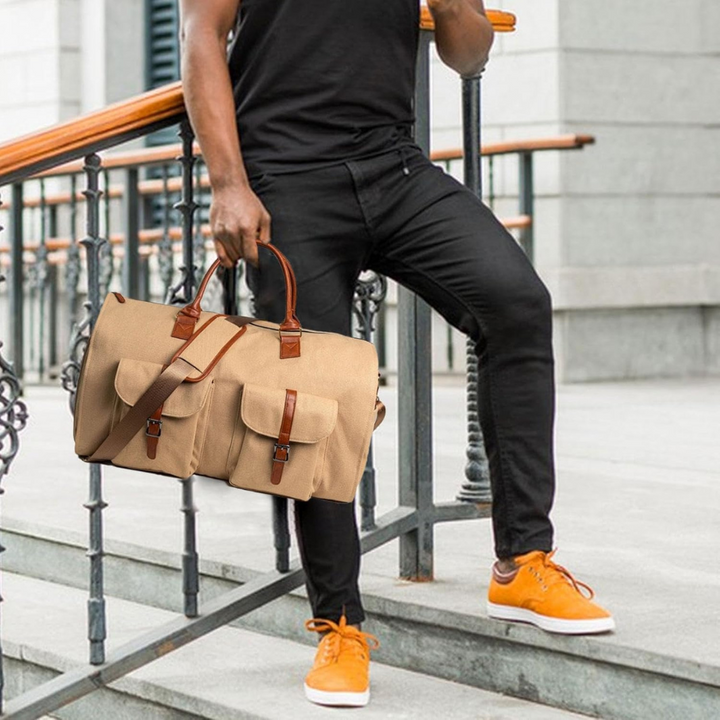 Skanto | Reise Duffel Bag Lær Håndbagasje