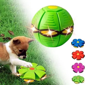 Skanto | Hundelek Interaktiv Gummiflygende Disk Ball