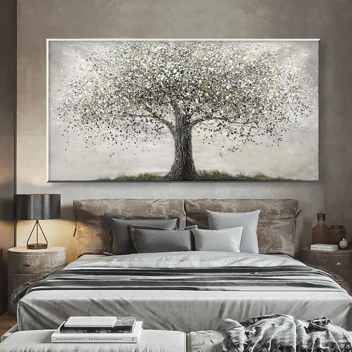 Tree Of Life Veggkunst Fine Art Lerrettrykk Moderne Svart-Hvitt-Plakatbilde For Stue Soverom Hjemmekontor Kunst Dekor | Skanto