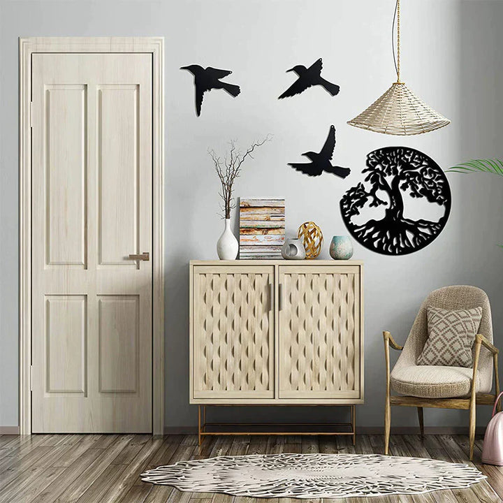 Skanto | Black Metal Wall Art Home Decor