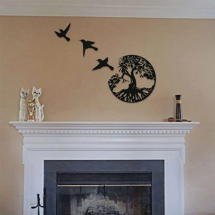 Skanto | Black Metal Wall Art Home Decor